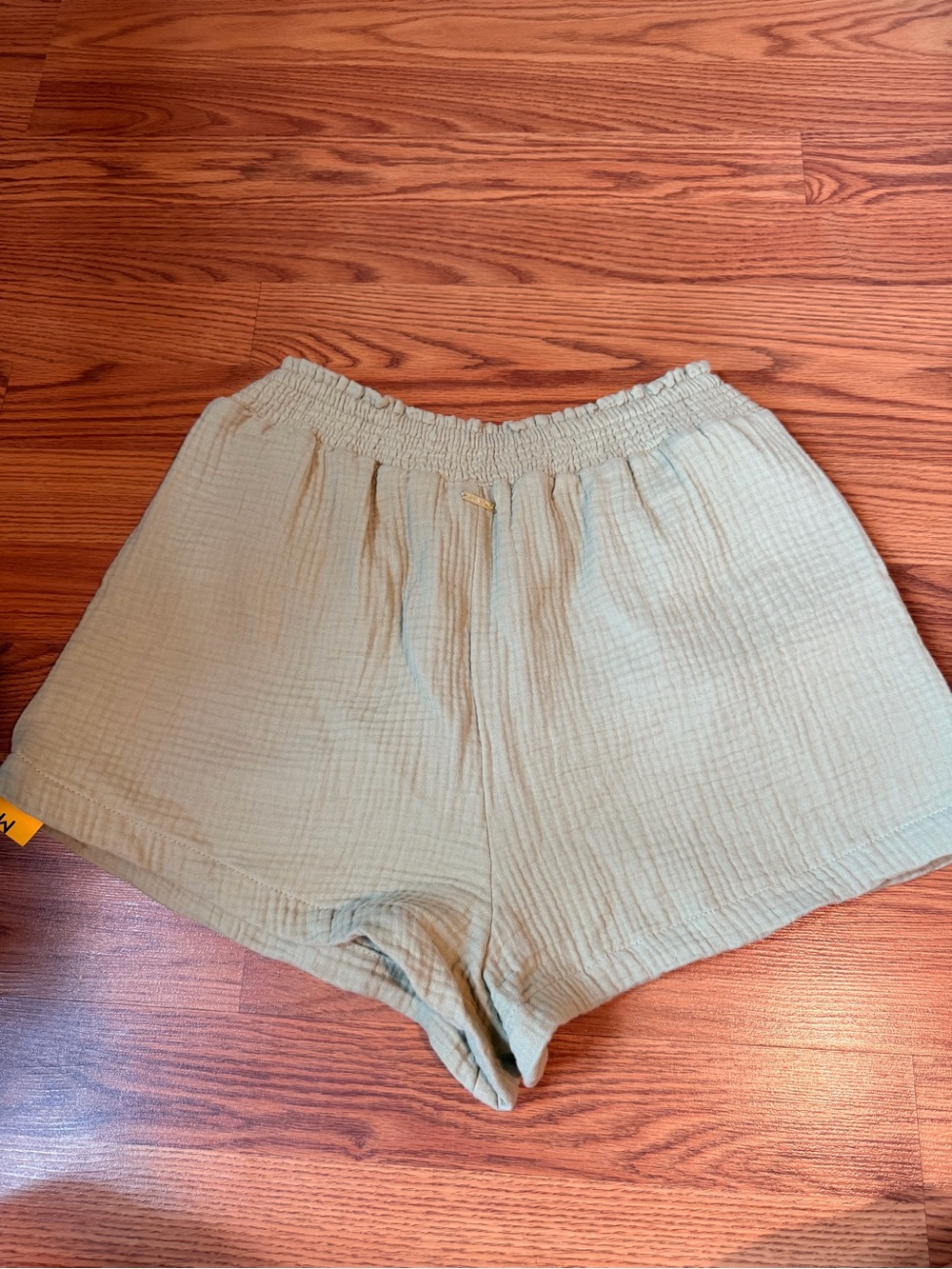 Billabong Women's Lightweight Breathable 100% Cotton Gauze Short Small Green NWT